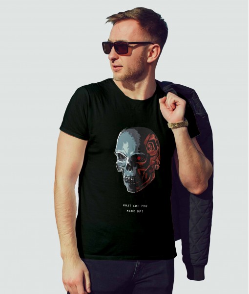 Мъжка тениска с щампа Готика Terminator